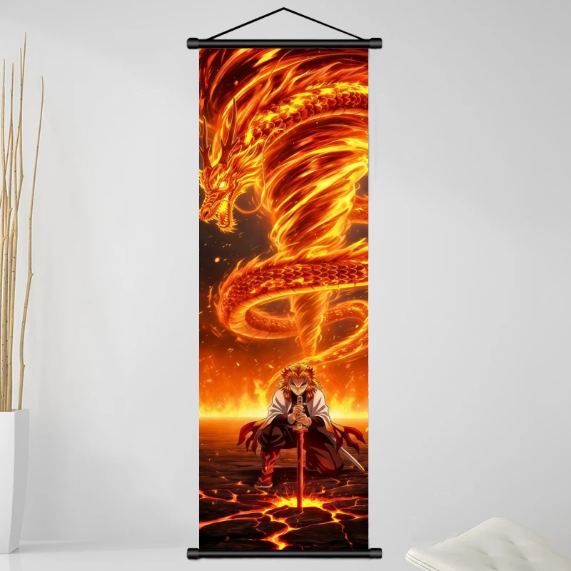 Demon Slayer Kyojuro Rengoku H - Home Decor Painting reseña y precio