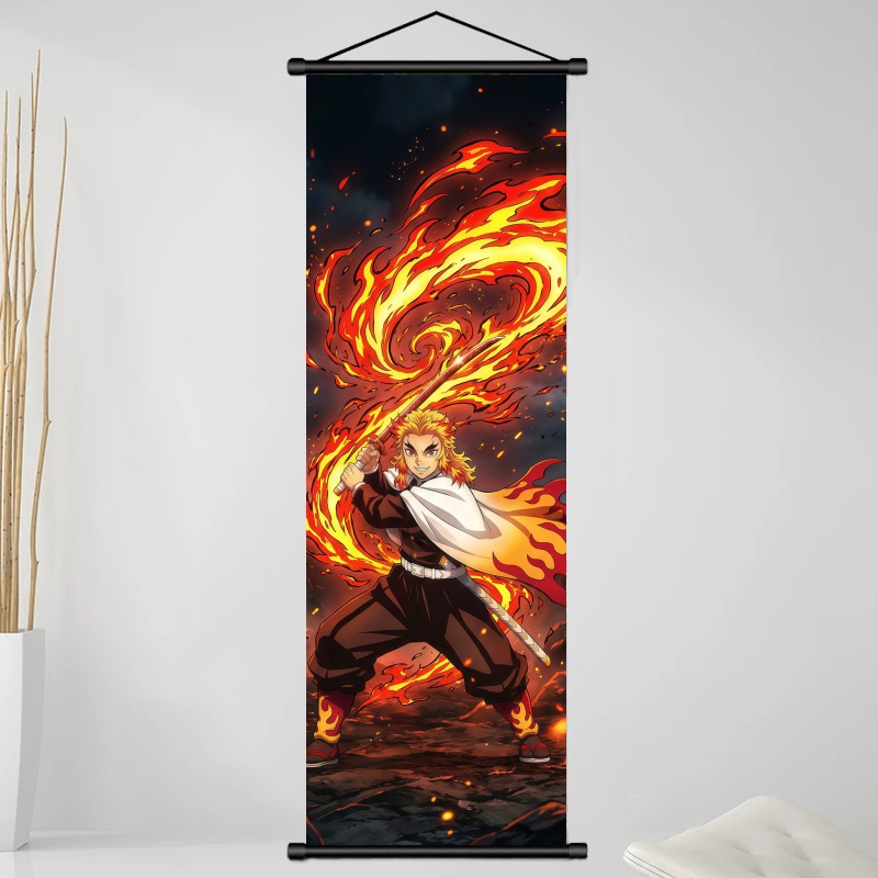 Demon Slayer Kyojuro Rengoku H - Home Decor Painting reseña y precio