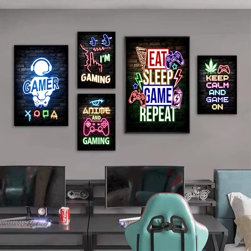 1pc frameless Canvas Painting  - Home Decor Games Free reseña y precio