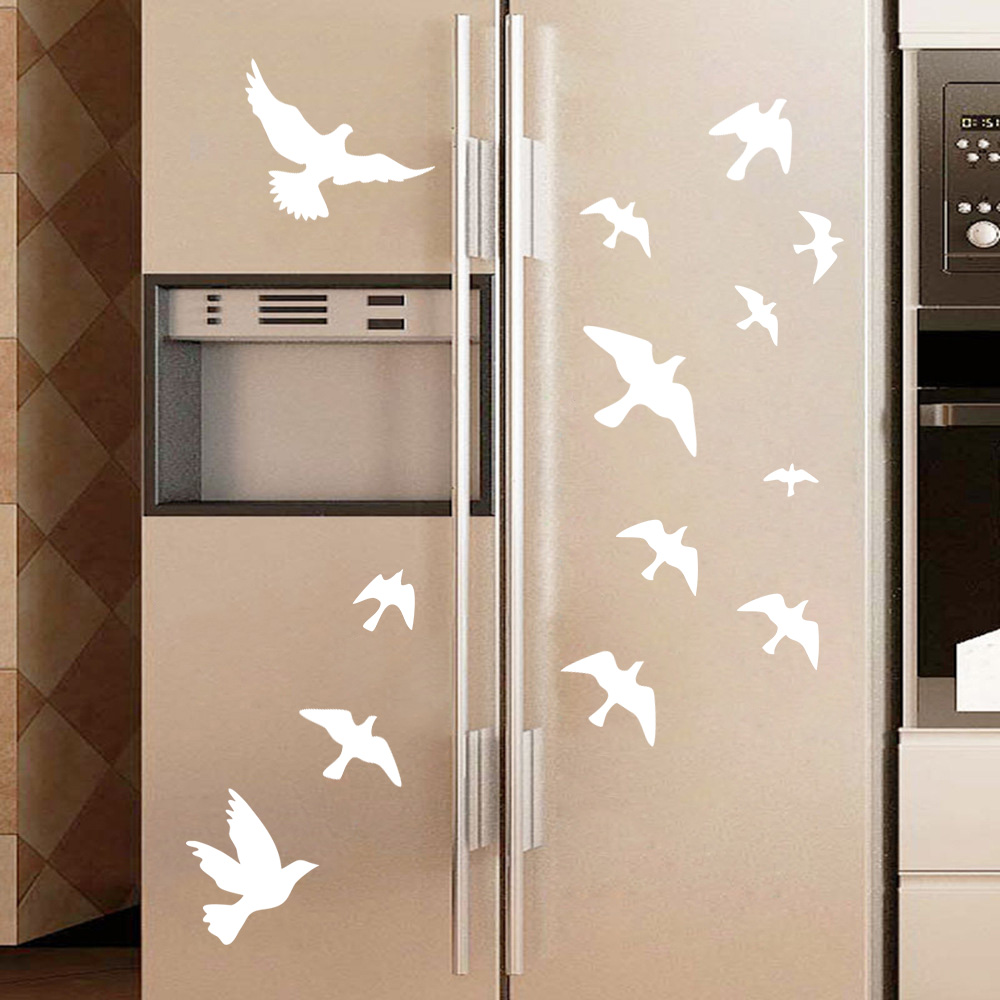 12Pcs/set Bird Wall Stickers H - Home Decor Vinyl Flooring reseña y precio