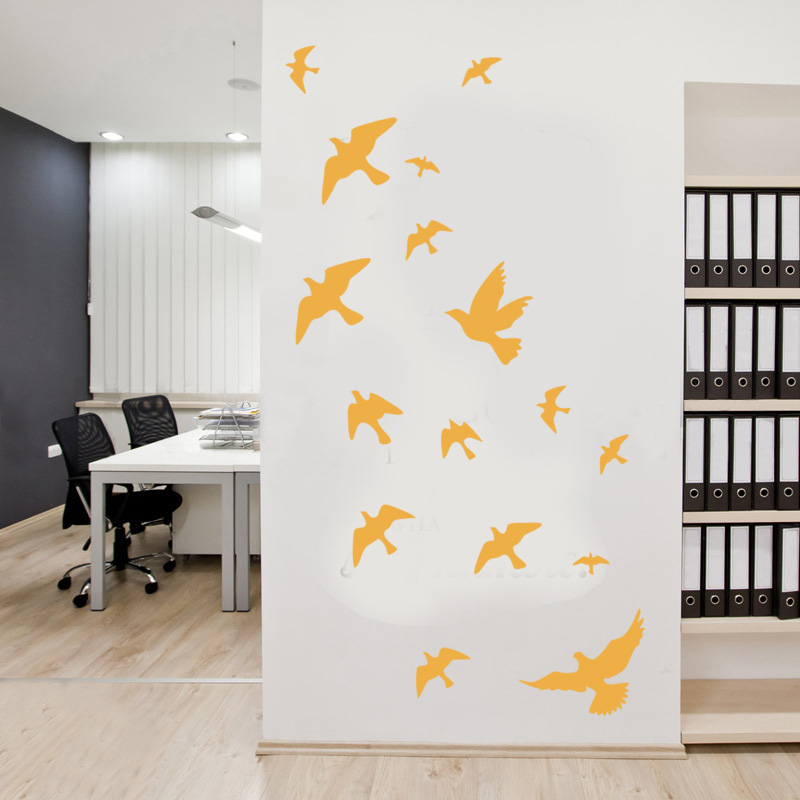 12Pcs/set Bird Wall Stickers H - Home Decor Vinyl Flooring reseña y precio