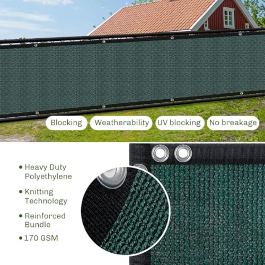 Privacy Screen Fence 4Feet x 5 - Home Decor Garden reseña y precio