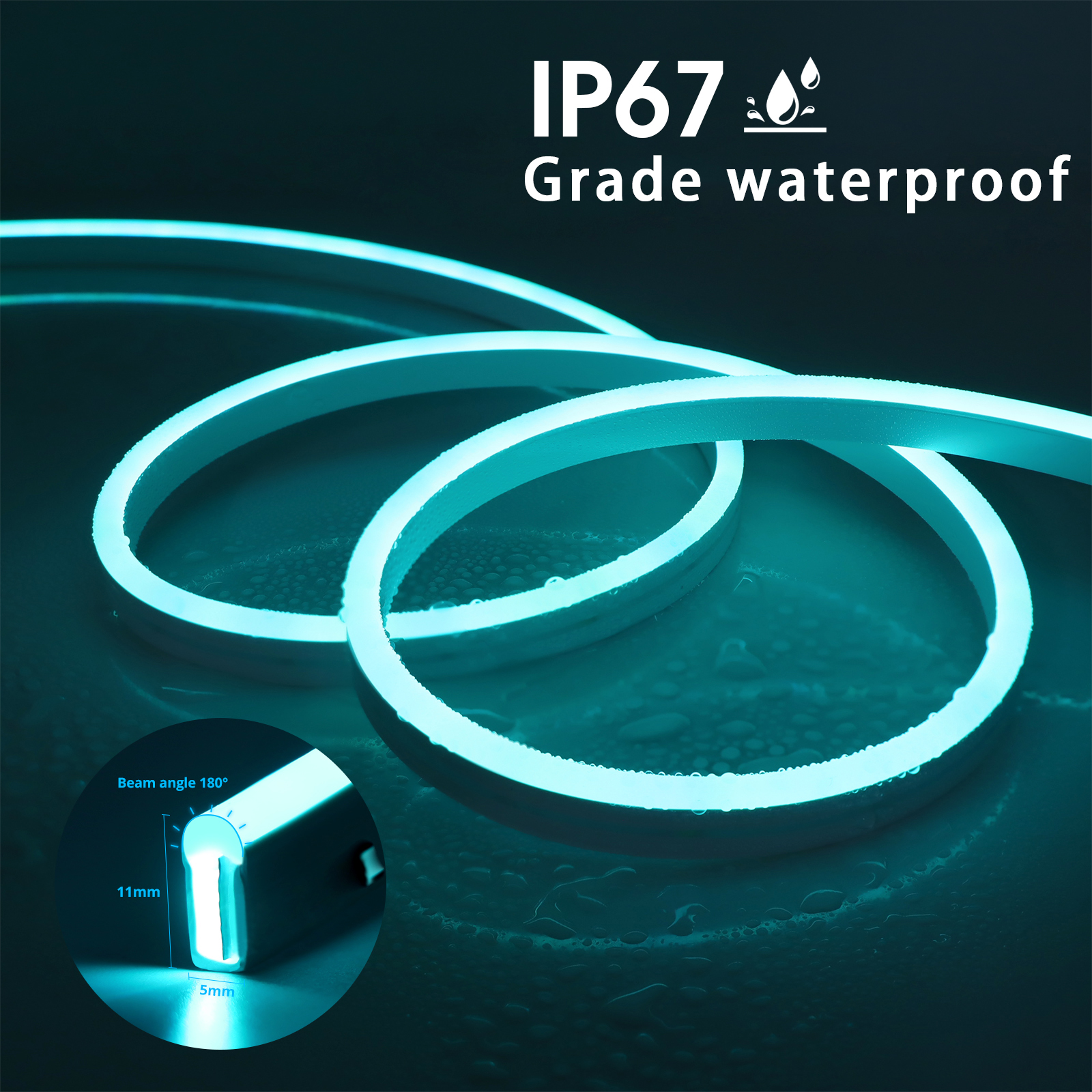 5V USB RGB Neon LED Strip Wate - Home Decor App reseña y precio