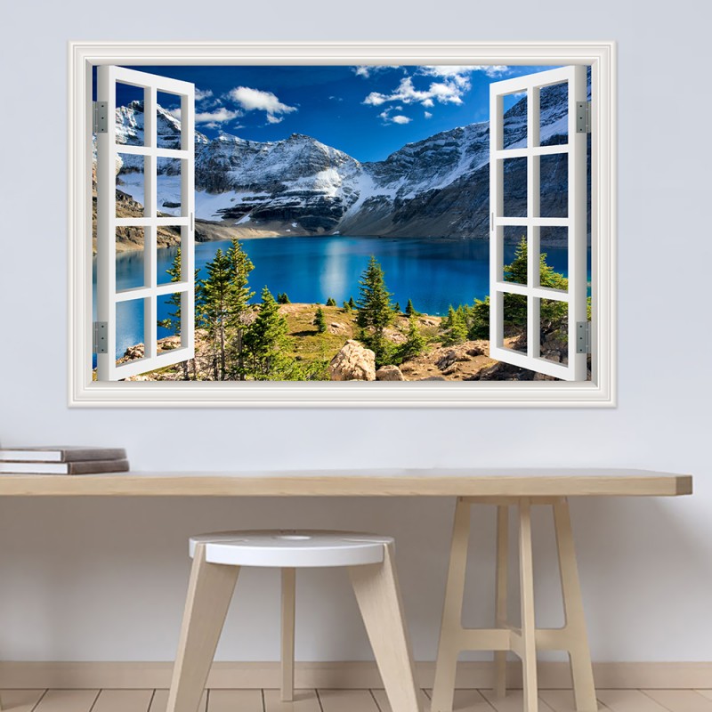 Modern 3D Large Landscape Wall - Home Decor Vinyl Flooring reseña y precio