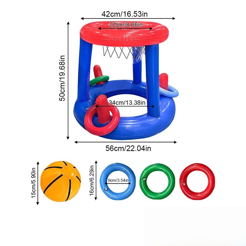Inflatable Basketball Hoop & C - Floating Shelves reseña y precio