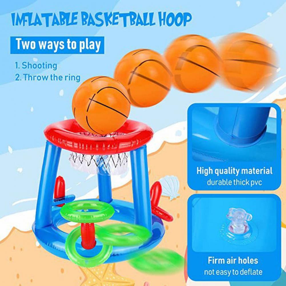 Inflatable Basketball Hoop & C - Floating Shelves reseña y precio