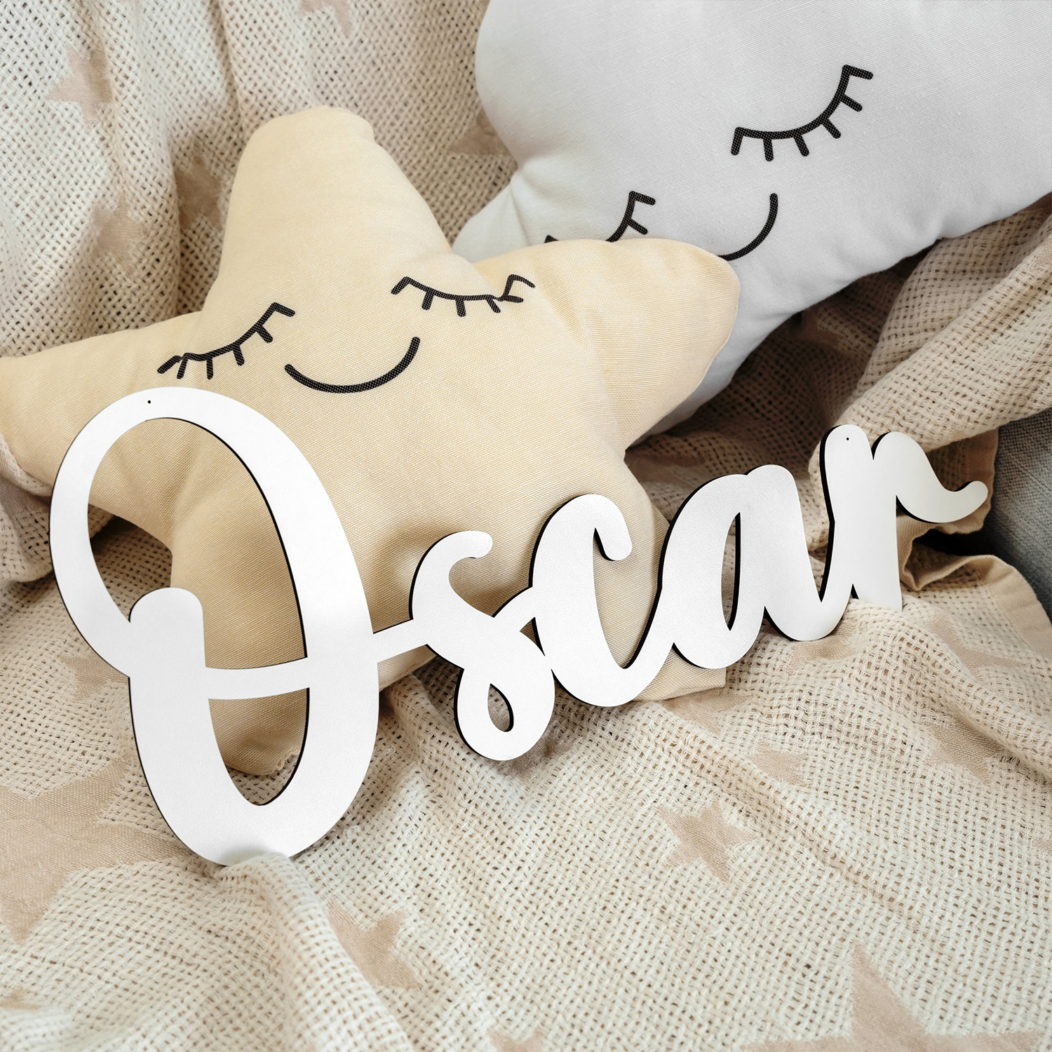 1pc Customized wooden name log - Home Decor Names reseña y precio