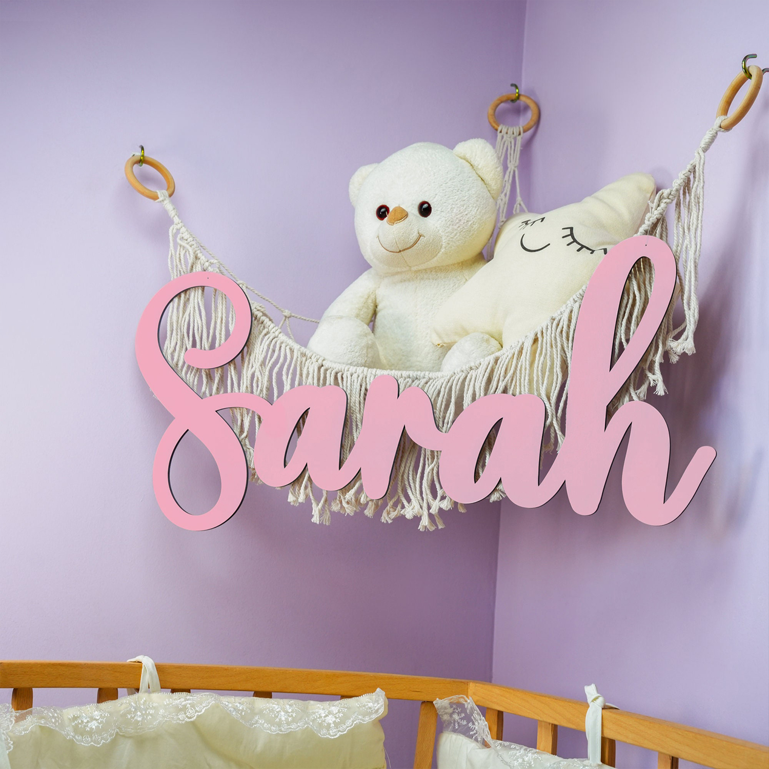1pc Customized wooden name log - Home Decor Names reseña y precio