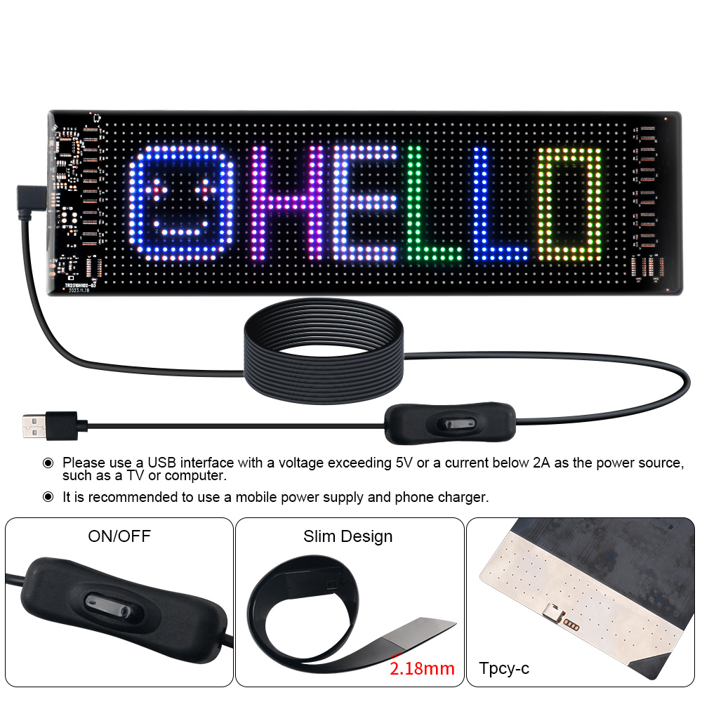 LED Matrix Pixel Panel Scrolli - Home Decor App reseña y precio
