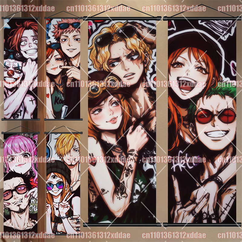 One Piece Scroll Painting Anim - Canvas Painting reseña y precio