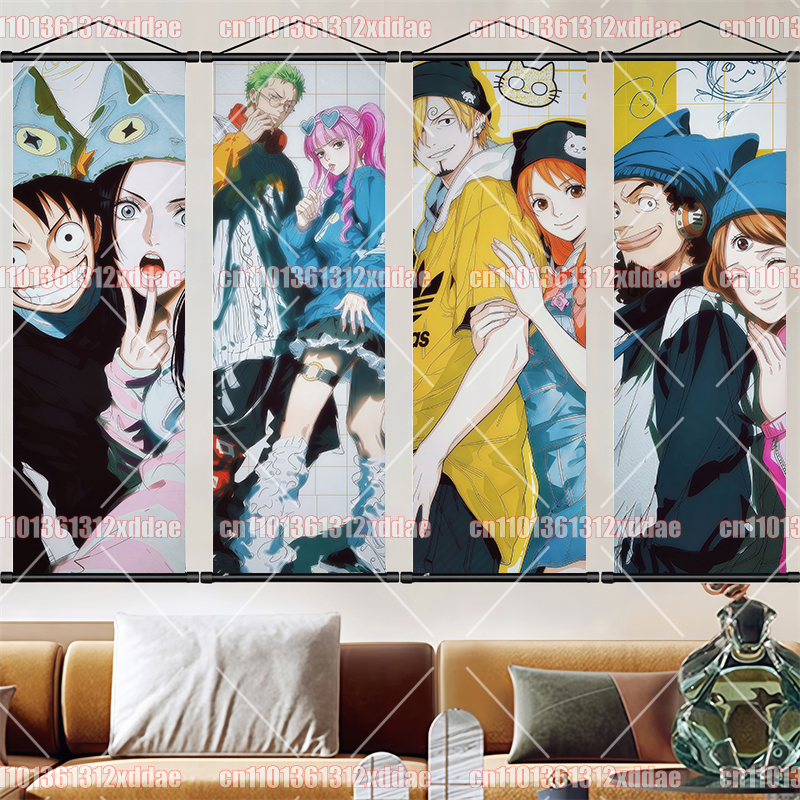 One Piece Scroll Painting Anim - Canvas Painting reseña y precio