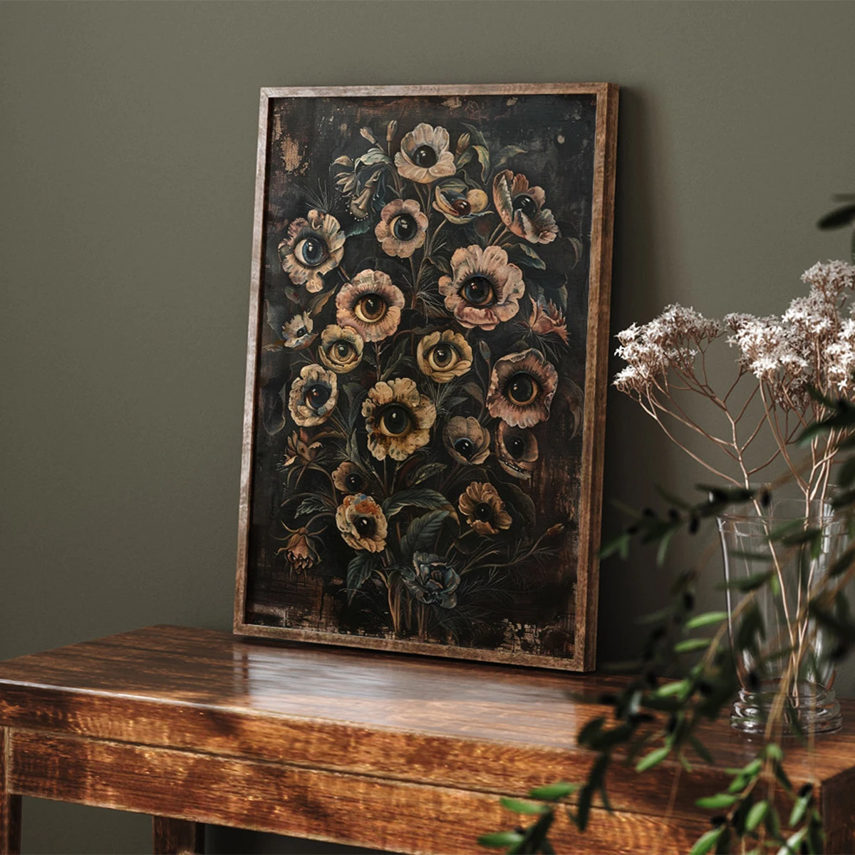 Victorian Gothic Floral Evil E - Victory Home Decor reseña y precio