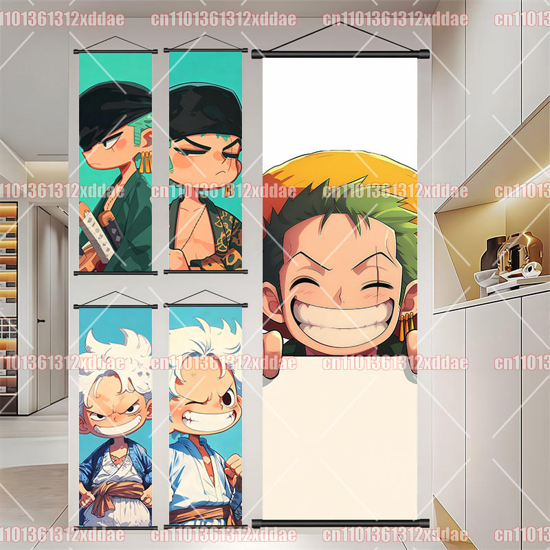 One Piece Scroll Painting Luff - Canvas Painting reseña y precio