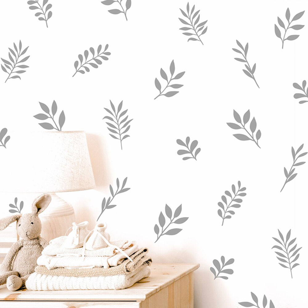 41Pcs Botanical Leaf Wall Stic - Home Decor Vinyl Flooring reseña y precio