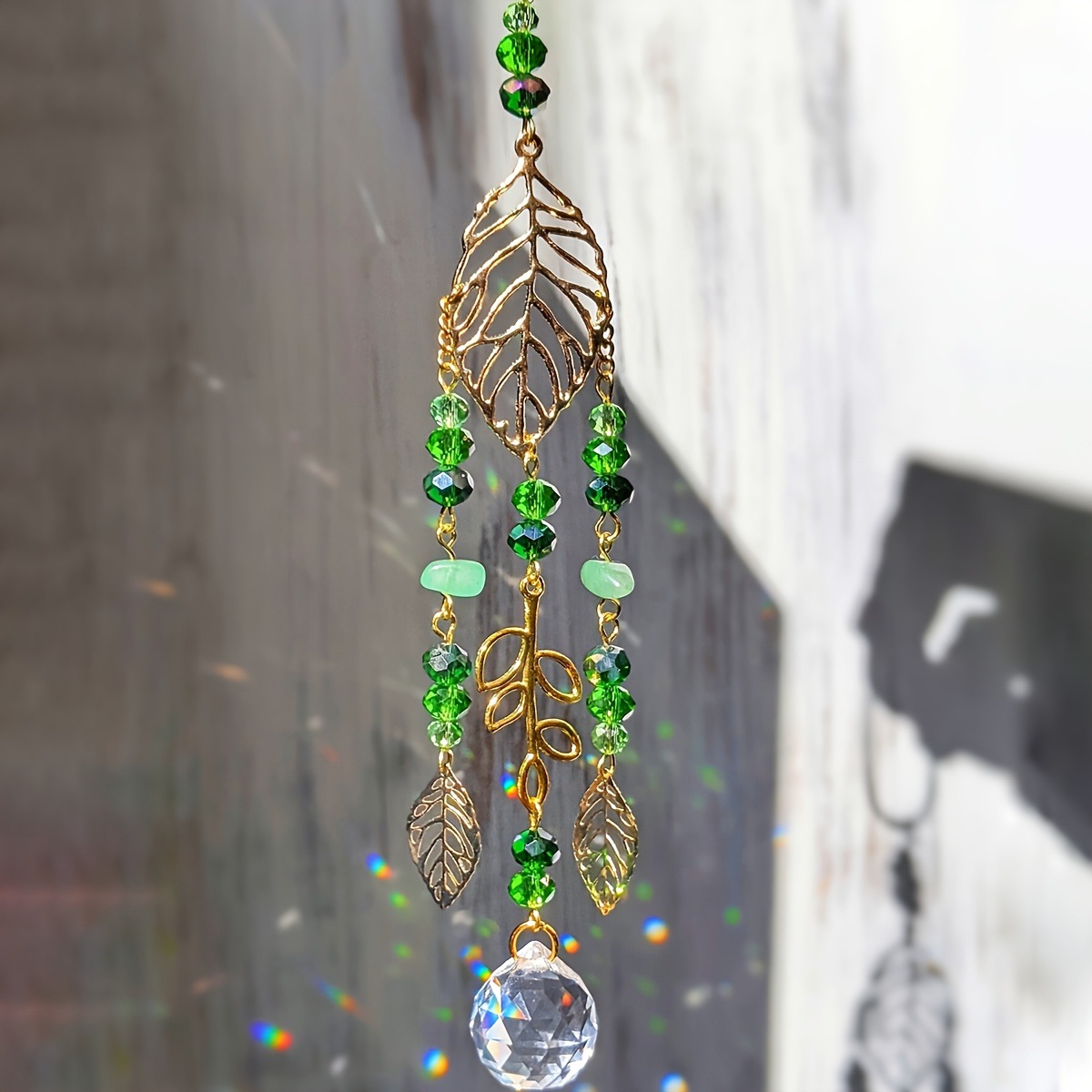 Green Crystal Suncatcher Hangi - Crystal Sun Catcher reseña y precio