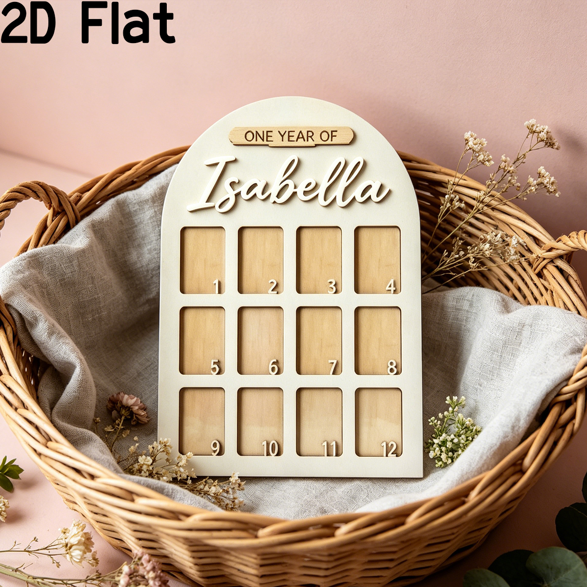 1Pc Custom Photo Record Board  - Home Decor Names reseña y precio