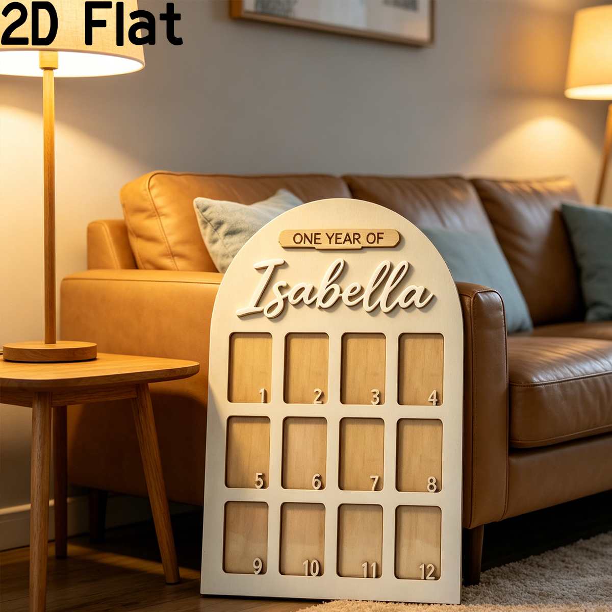 1Pc Custom Photo Record Board  - Home Decor Names reseña y precio