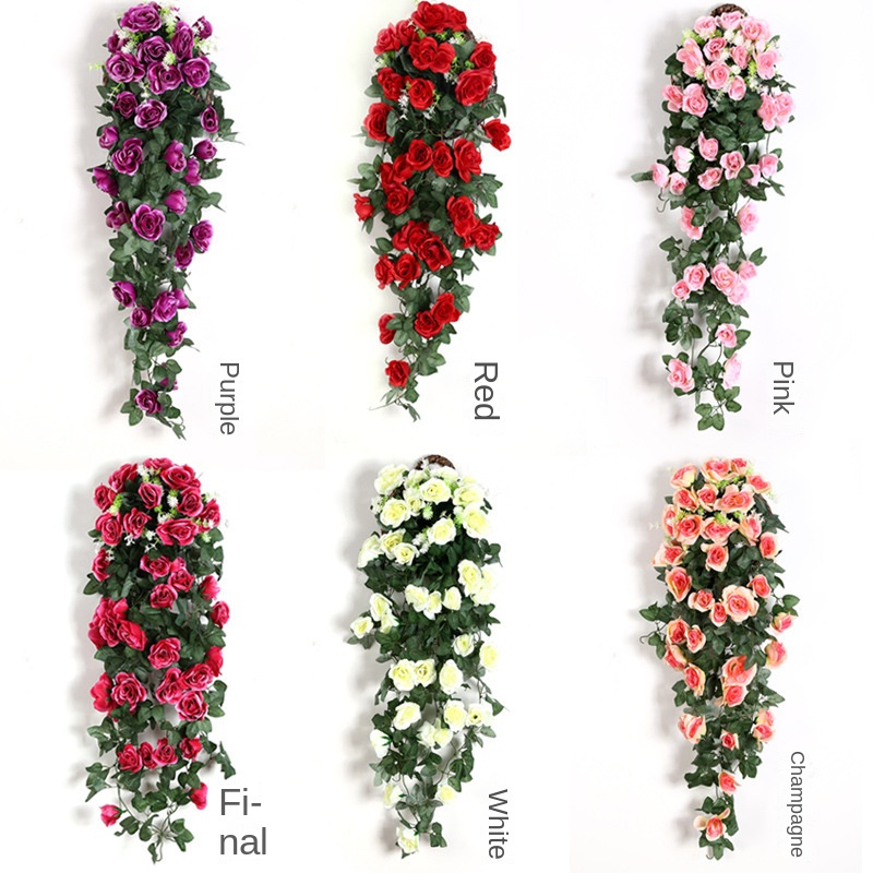 Artificial Hanging Flowers Fak - Victory Home Decor reseña y precio
