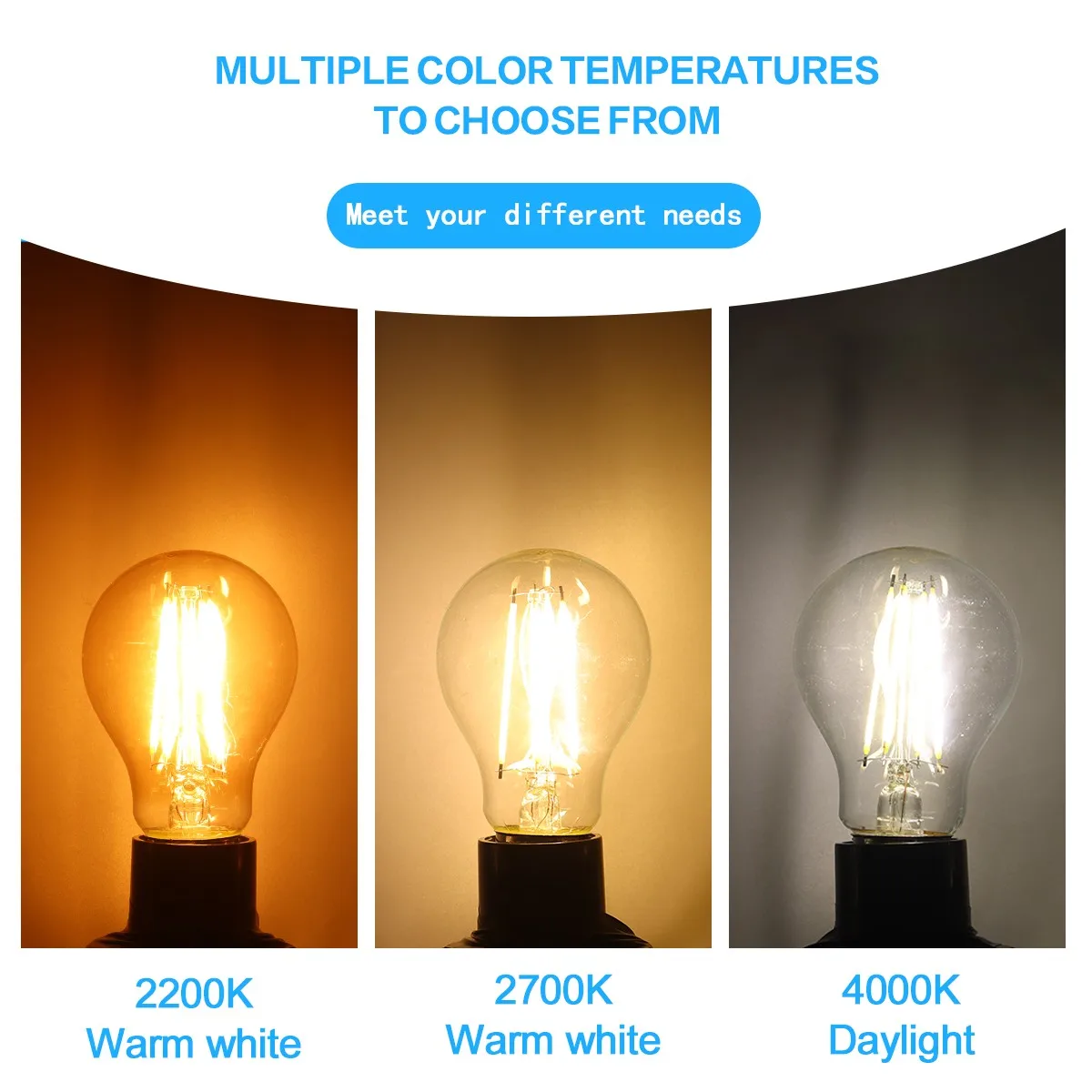 5PCS E27 E14 B22 Retro Edison  - Home Decor Vintage reseña y precio