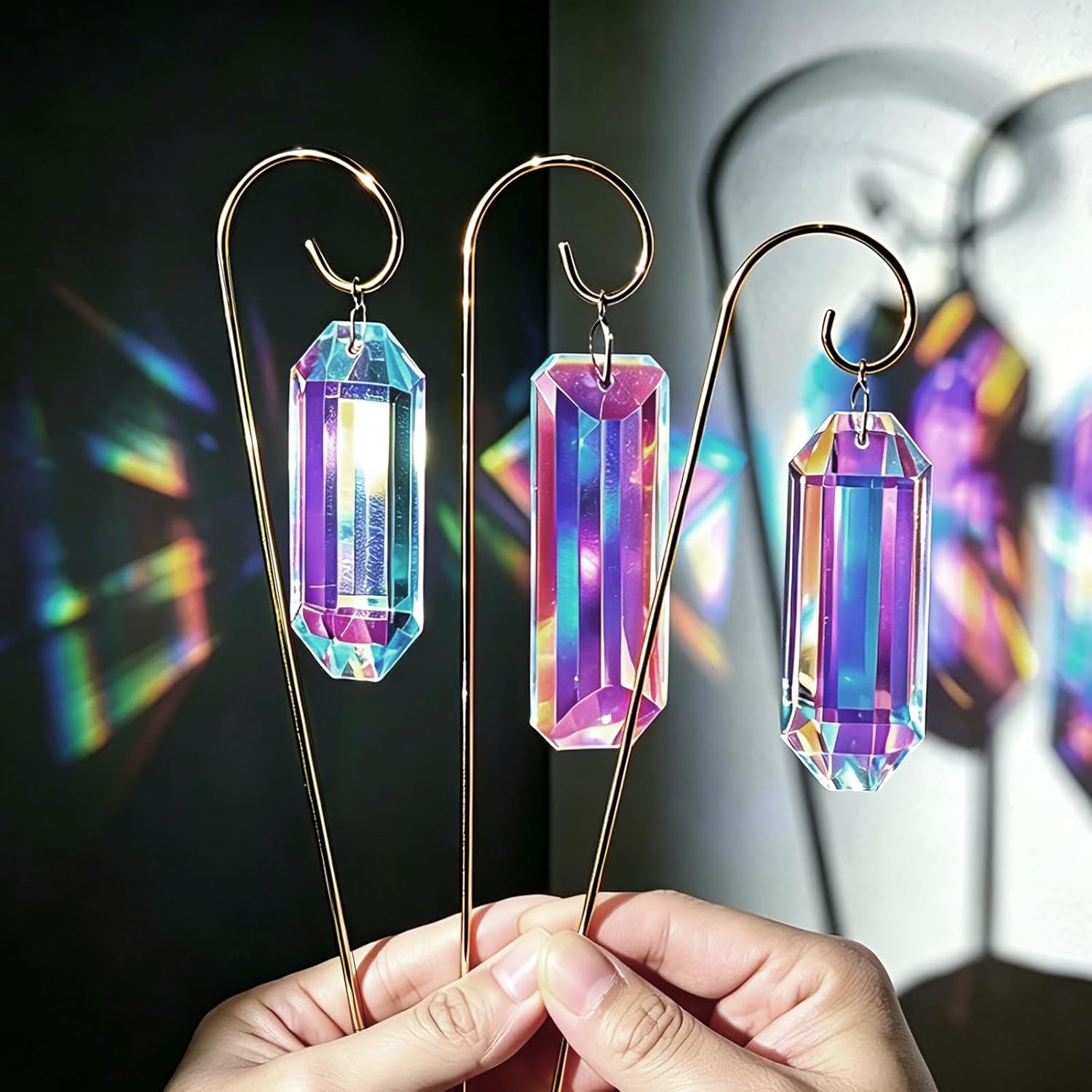 5PC Crystal Suncatcher Plant S - Crystal Sun Catcher reseña y precio