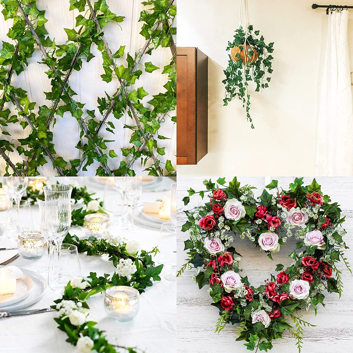 Artificial Ivy Greenery Fake V - Victory Home Decor reseña y precio