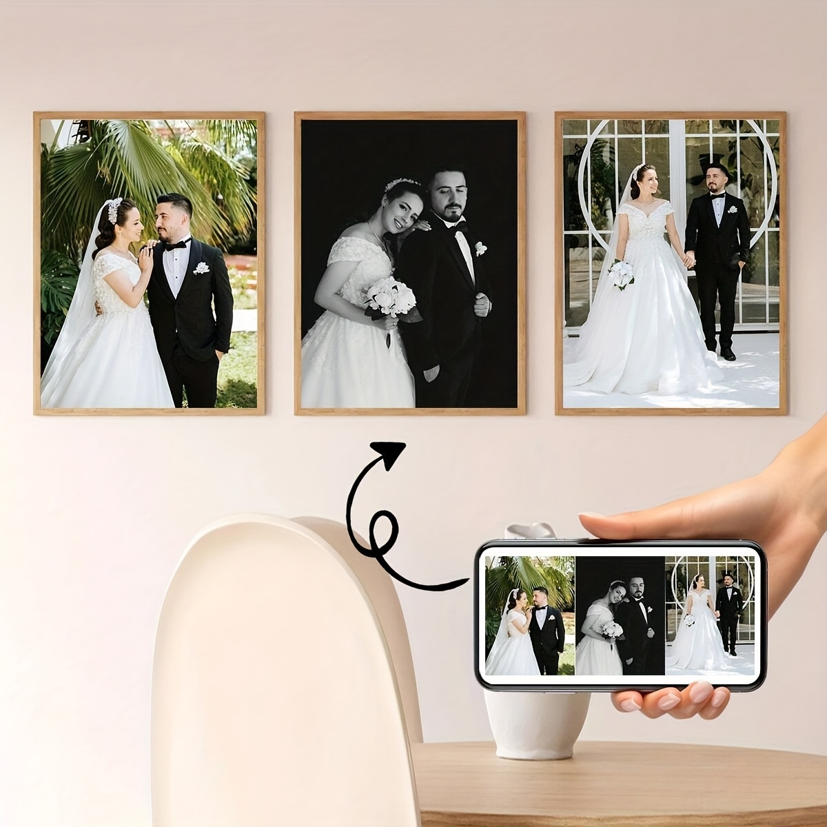 3pcs/set Custom Square Canvas  - Home Decor Painting reseña y precio