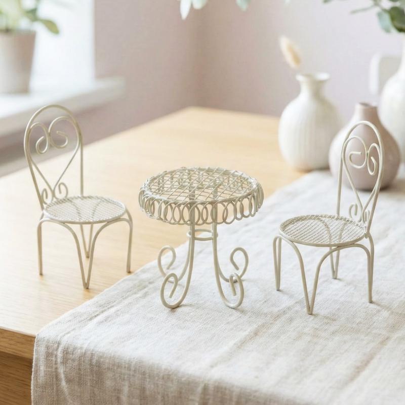 1/3Pcs Dollhouse Garden Displa - Home Decor Garden reseña y precio
