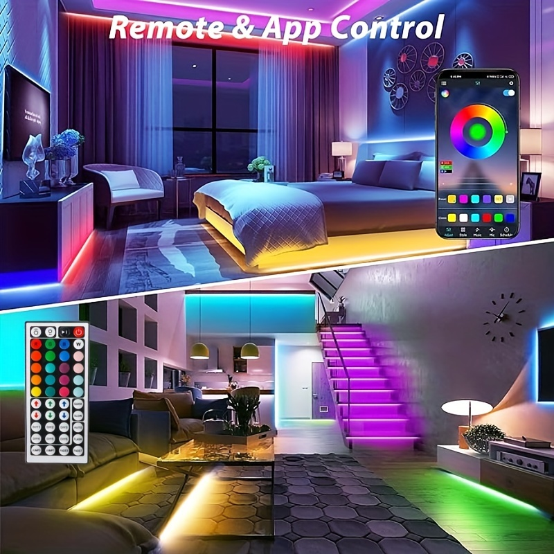 RGB LED Strip Lights Music Syn - Home Decor App reseña y precio