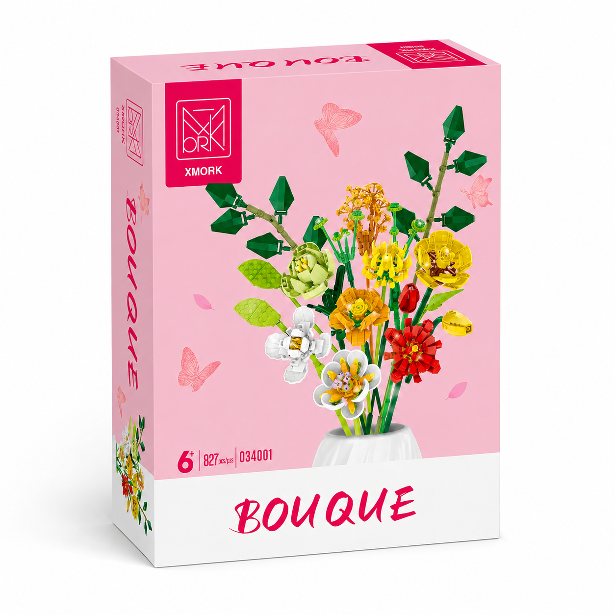 Bouquet Flower Building Blocks - Home Decor Vase reseña y precio