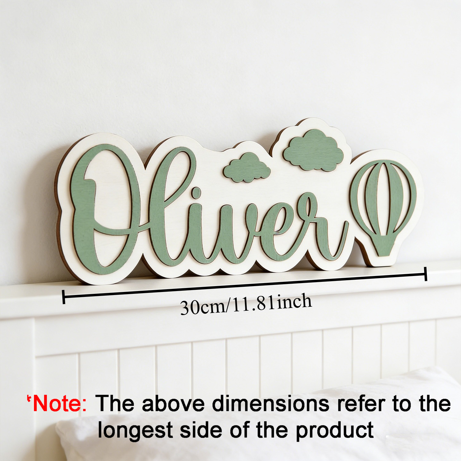 Personalized Hot Air Balloon & - Home Decor Names reseña y precio