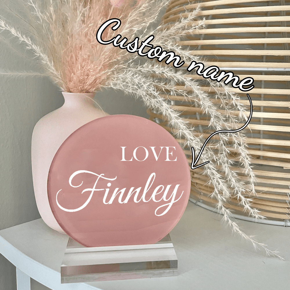 Custom Acrylic Ornament Custom - Home Decor Names reseña y precio