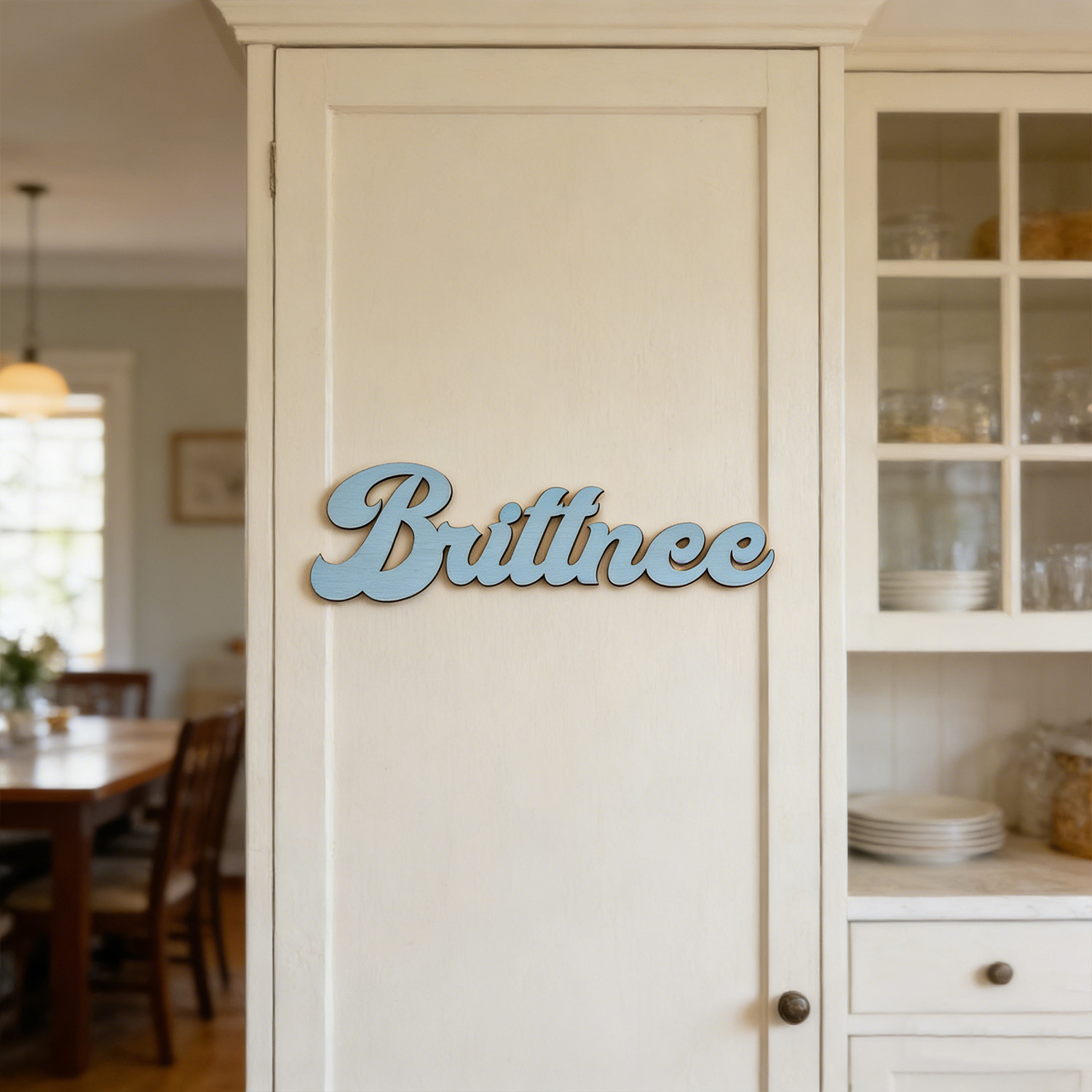 1pc Customized wooden name log - Home Decor Names reseña y precio