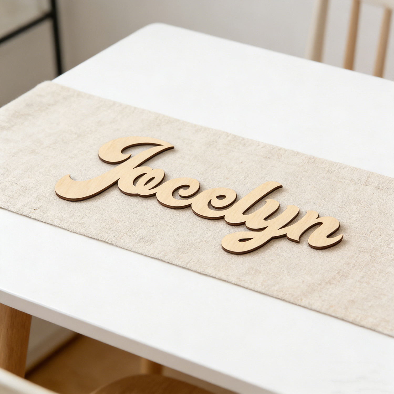 1pc Customized wooden name log - Home Decor Names reseña y precio