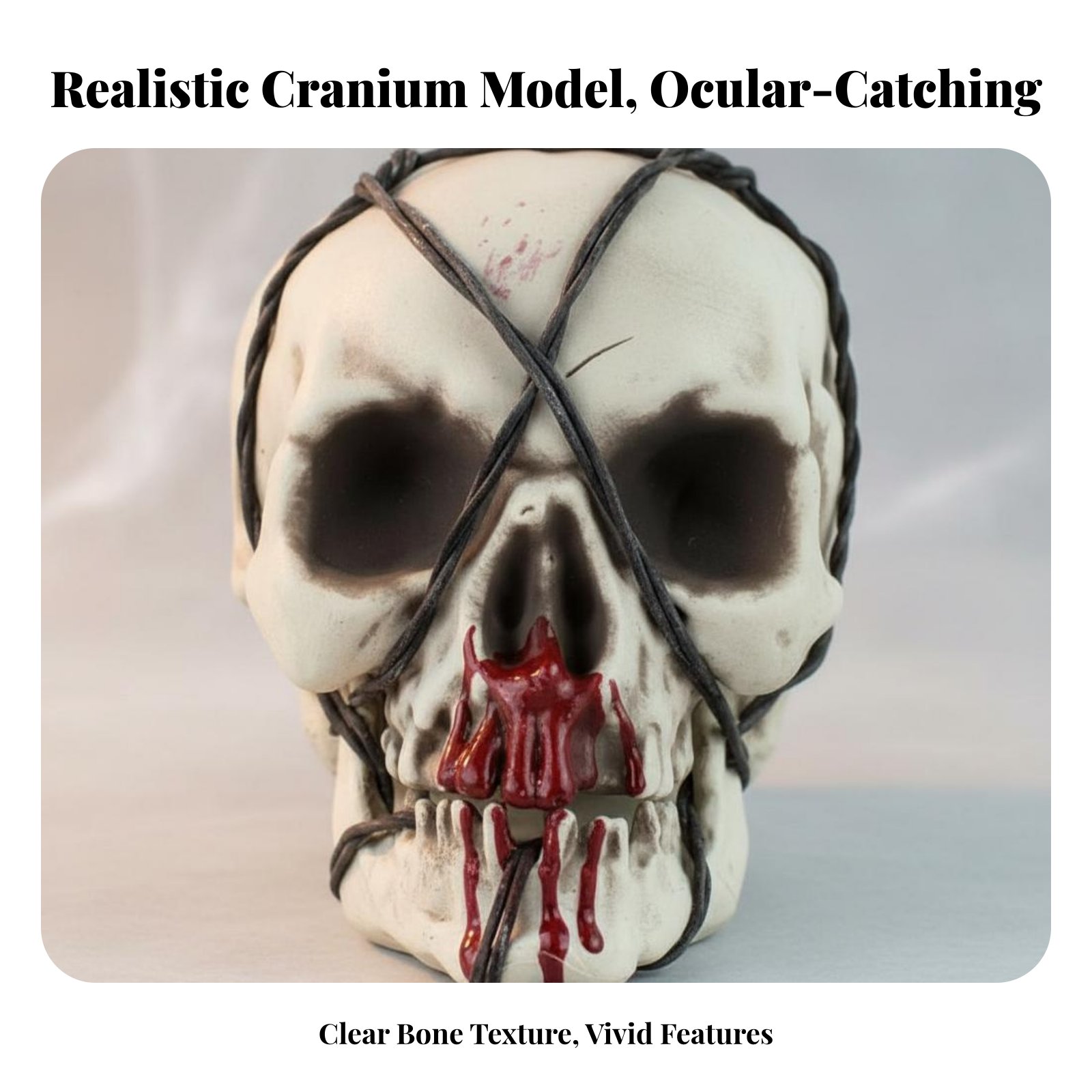 Realistic Skull Model Horror T - Home Decor In reseña y precio