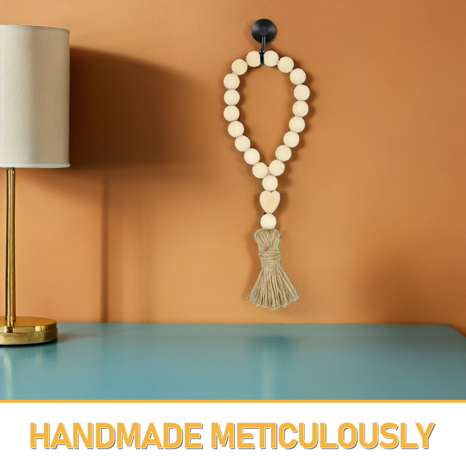 Handmade Wooden Beads Garland  - Home Decor Vase reseña y precio