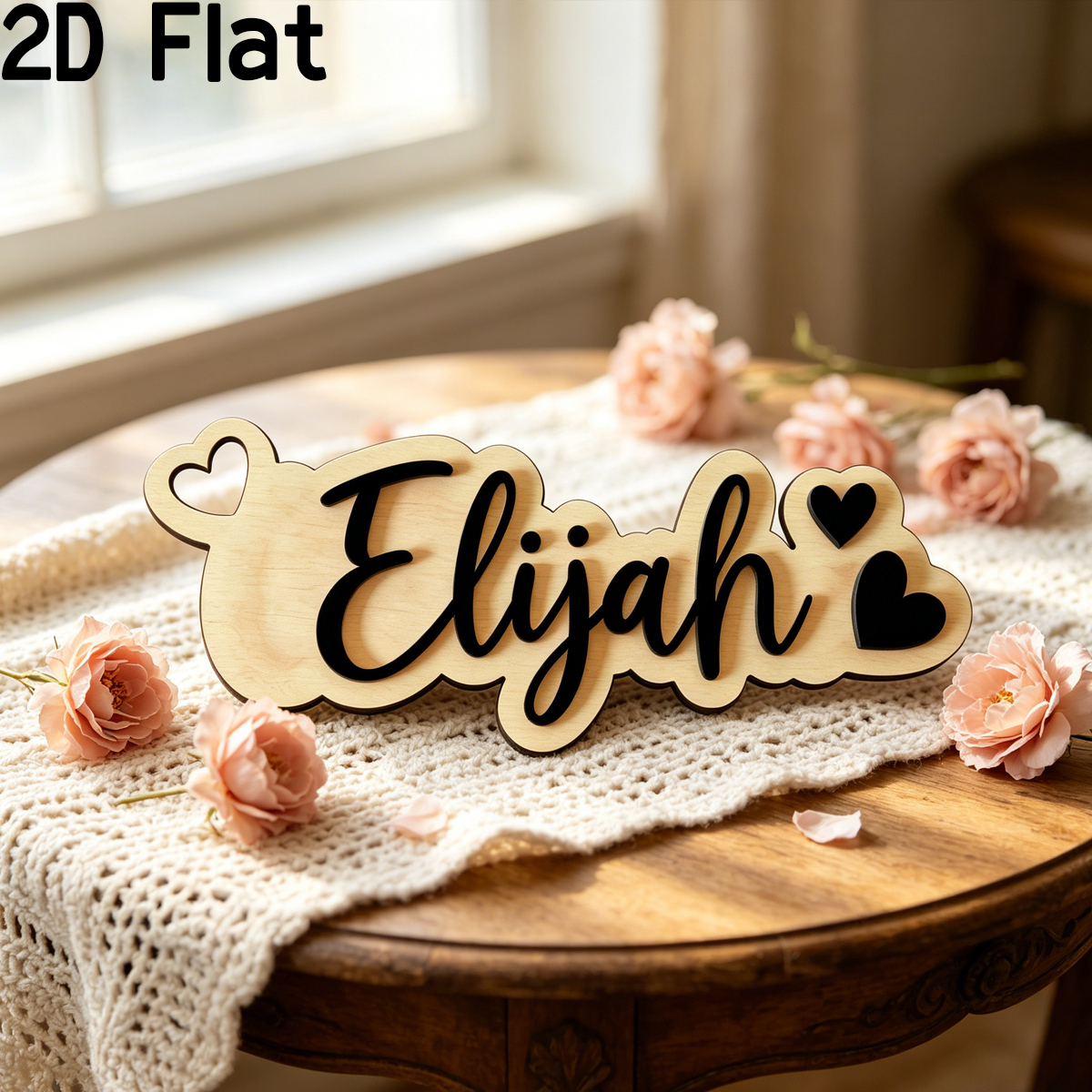 1Pc Custom Love Decor Wooden A - Home Decor Names reseña y precio