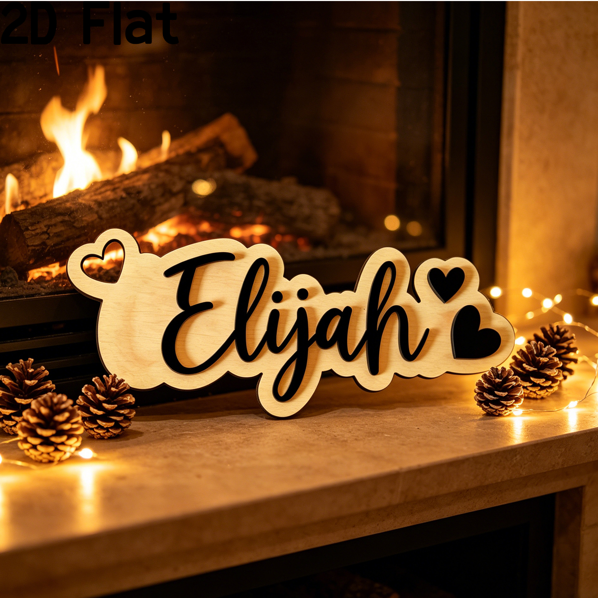 1Pc Custom Love Decor Wooden A - Home Decor Names reseña y precio