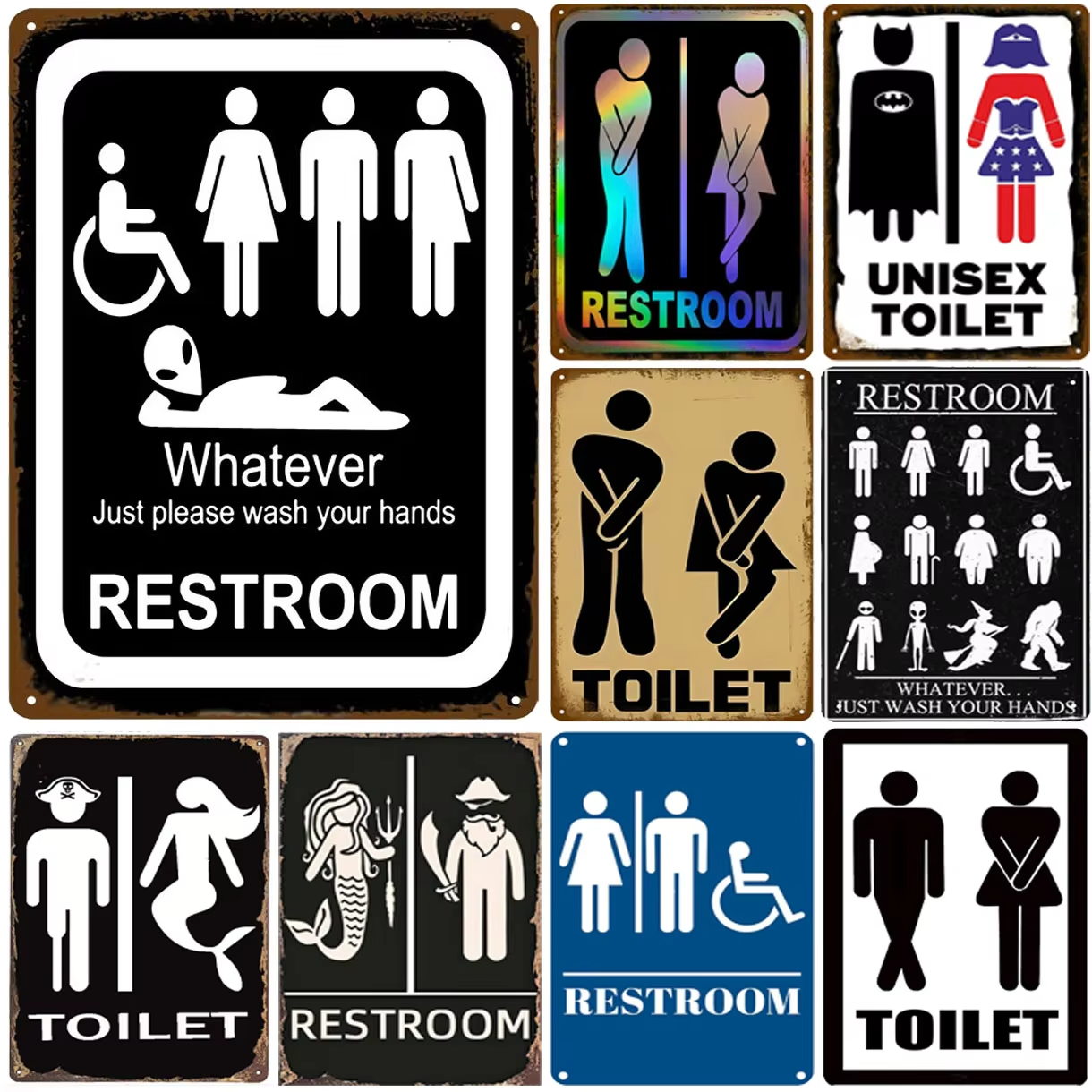Metal Tin Signs Warning No Smo - Home Decor Garden reseña y precio