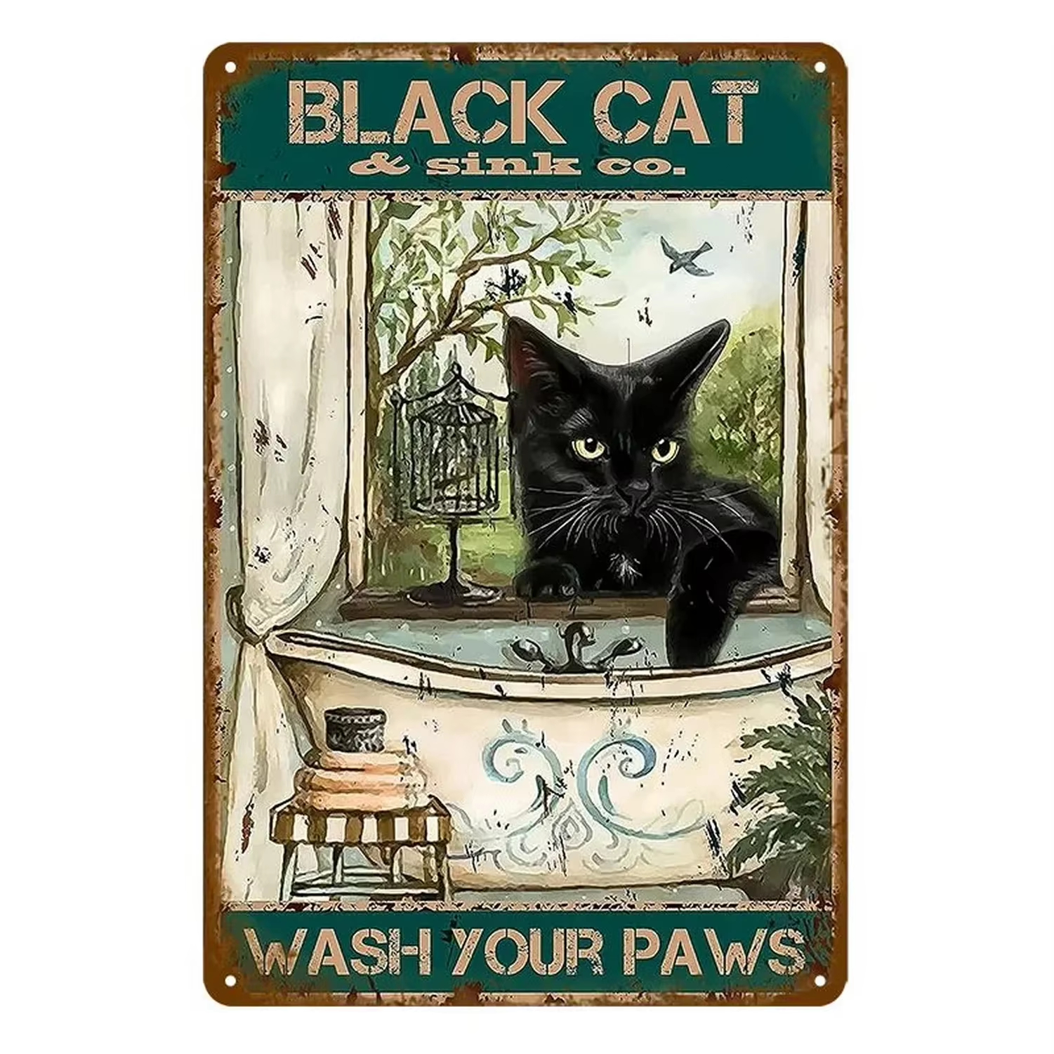 Metal Tin Signs Warning No Smo - Home Decor Garden reseña y precio