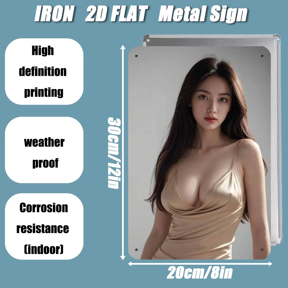 Vintage Gold Metal Wall Sign f - Home Decor Korea reseña y precio