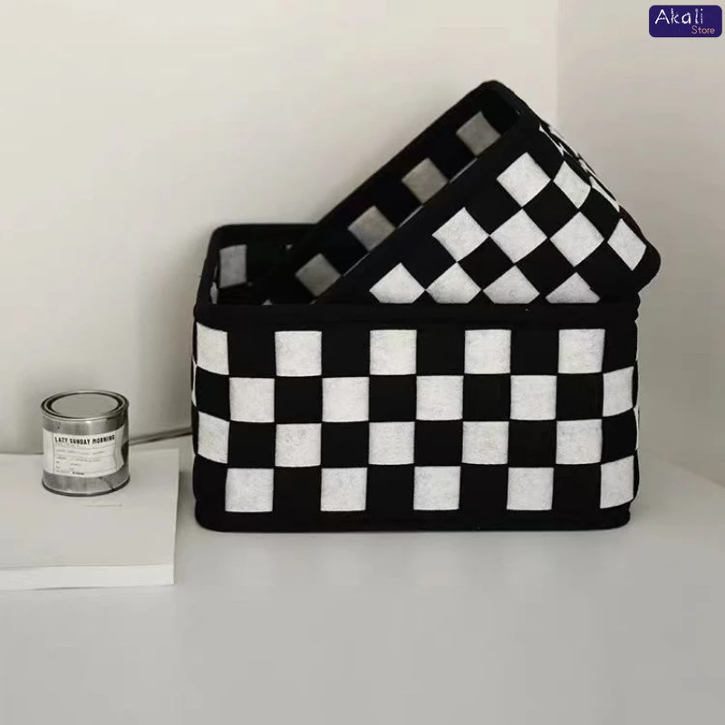 2026Black and White Checkered  - Home Decor In reseña y precio