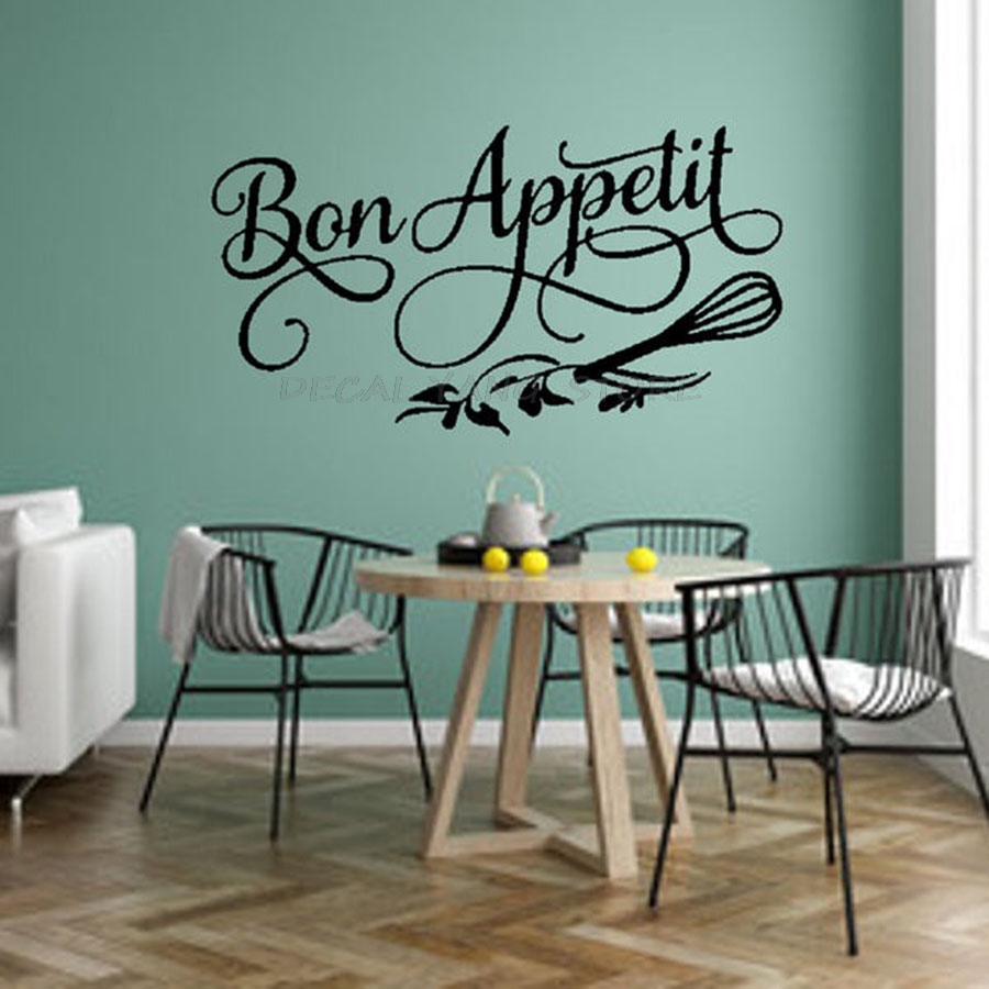 Good Appetite Wall Decal Dinin - Home Decor Vinyl Flooring reseña y precio