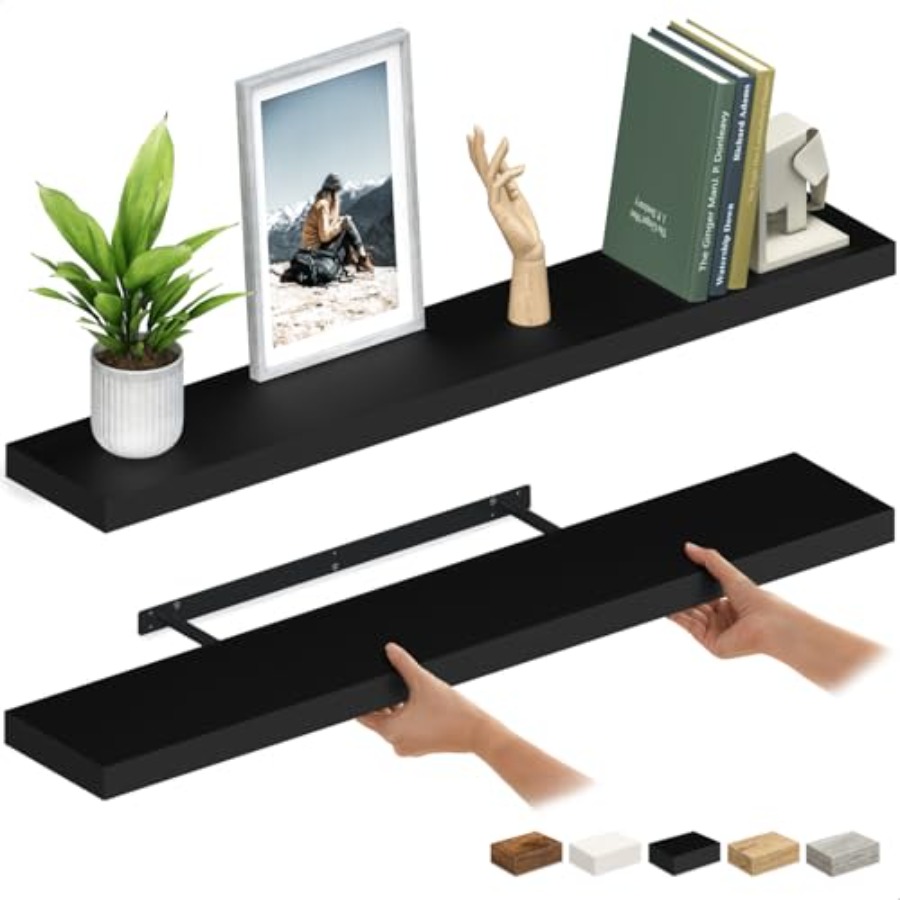 Floating Shelves for Wall 48 W - Floating Shelves reseña y precio