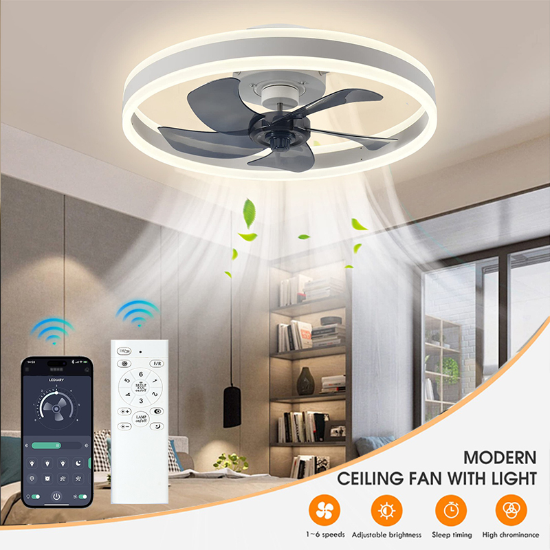 LED Ceiling Light Fan With APP - Home Decor App reseña y precio