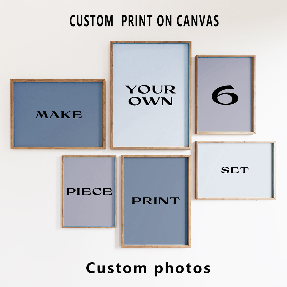 6pcs/set Custom Canvas Prints  - Home Decor Painting reseña y precio