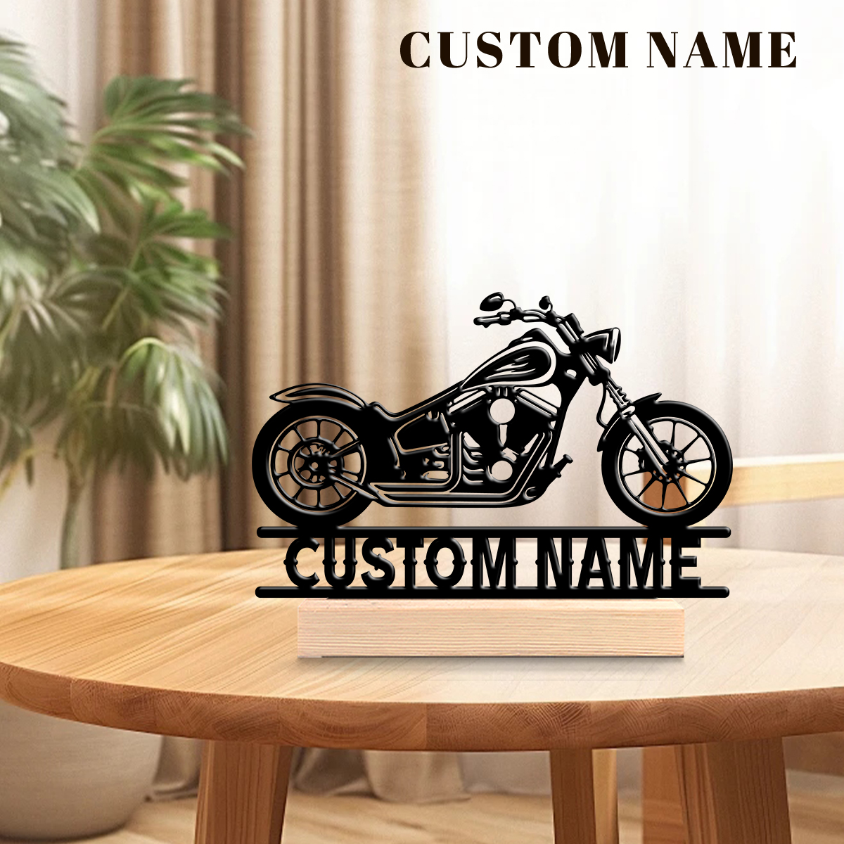 1Pc Csutom Name Road Motorbike - Home Decor Names reseña y precio