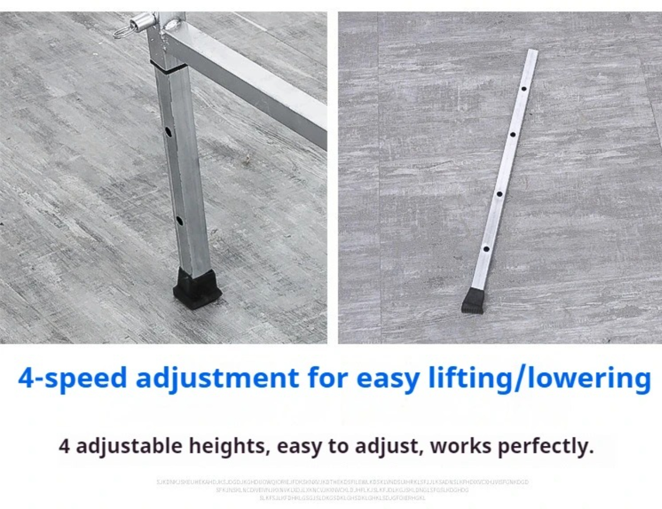 Steel scaffolding, foldable la - Home Decor Garden reseña y precio