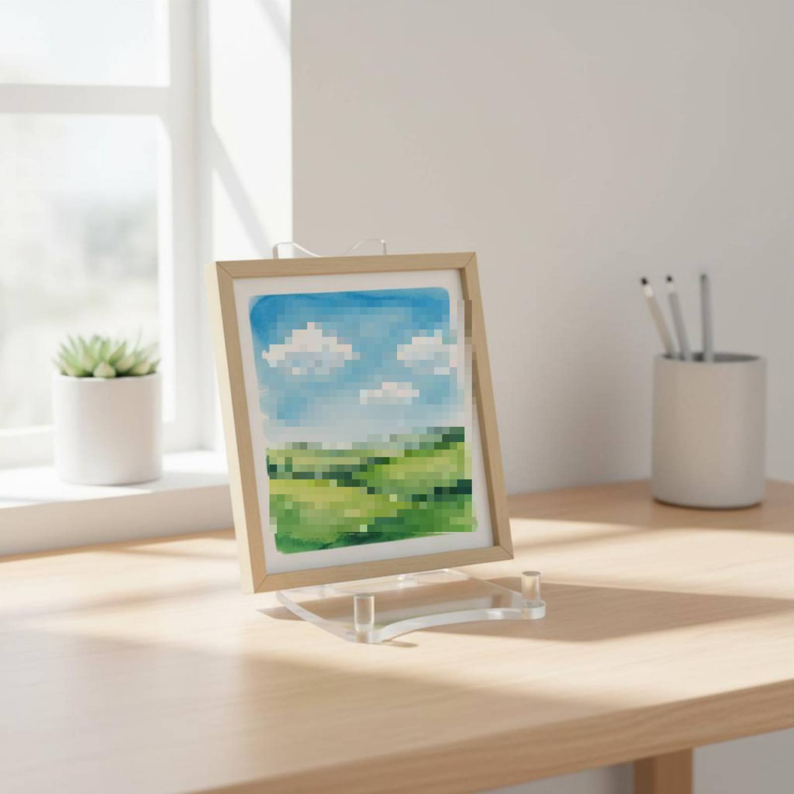 Adjustable Acrylic Stand Stabl - Home Decor Frames reseña y precio