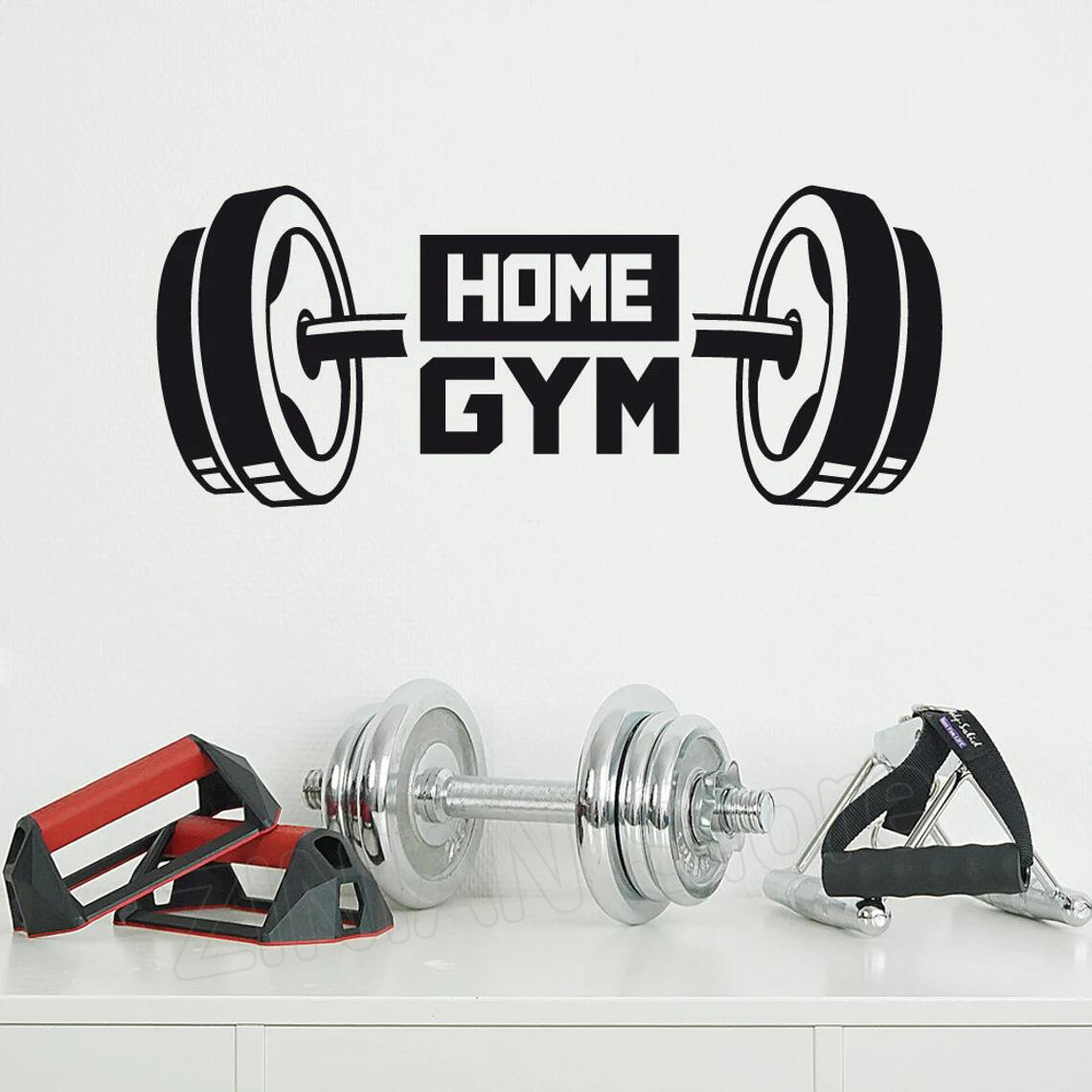 Fitness Home Gym Decor Wall St - Home Decor Vinyl Flooring reseña y precio