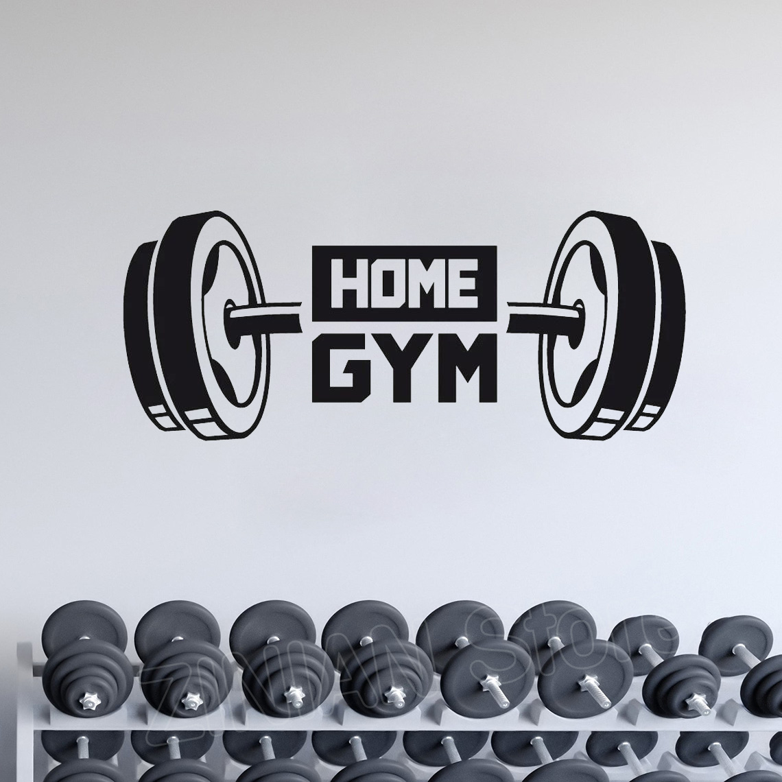Fitness Home Gym Decor Wall St - Home Decor Vinyl Flooring reseña y precio